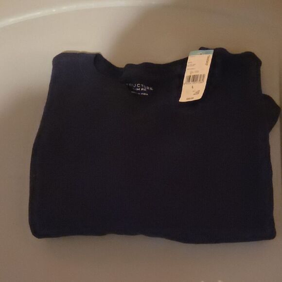 Izod Navy Blue Men's Sweater - Picture 6 of 7